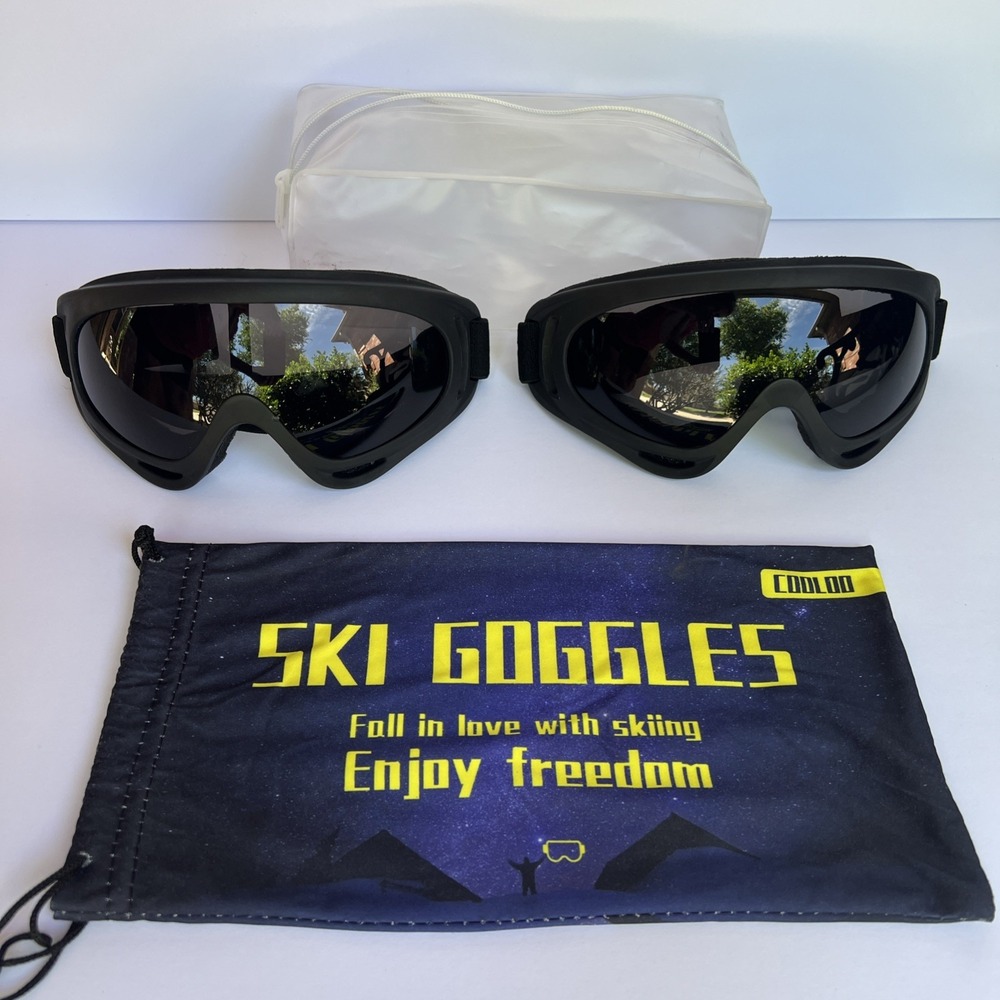 COOLOO Ski Goggles, Snow Snowboard Goggles for Men Women Kids - UV Protection